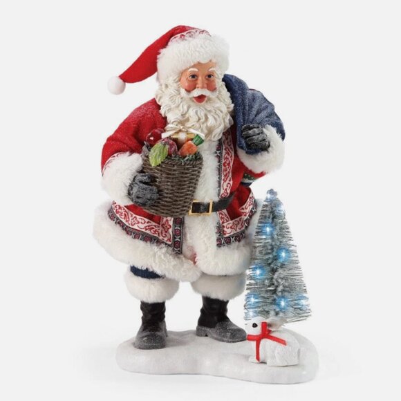 Department 56 Other - Santa Fruit and Veggie Basket NIB Decor Dept 56 #6005283 Lighted Tree